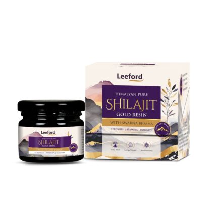 Buy Leeford Himalyan Pure Shilajit Gold Resin With Swarna Bhasma | Helps To Boost Immunity & Provide Strength - 20g